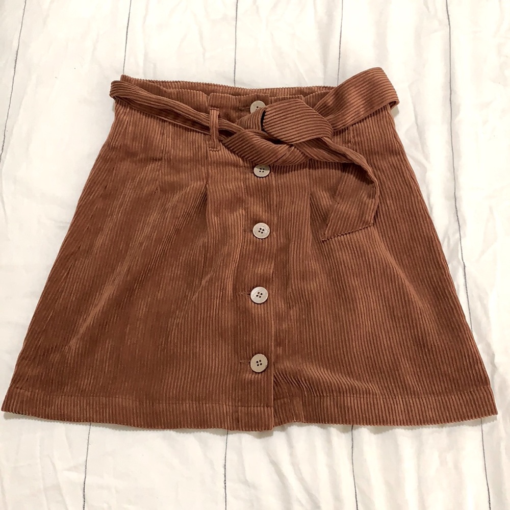 Corduroy skirt